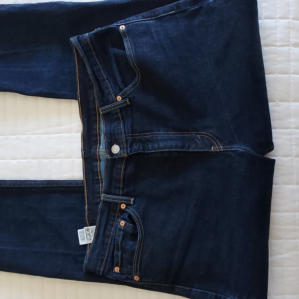 NWOT Levi's Mens 511 Red Tab Indigo Straight Denim Stretch Jeans Size 38W X 32L - Picture 14 of 17